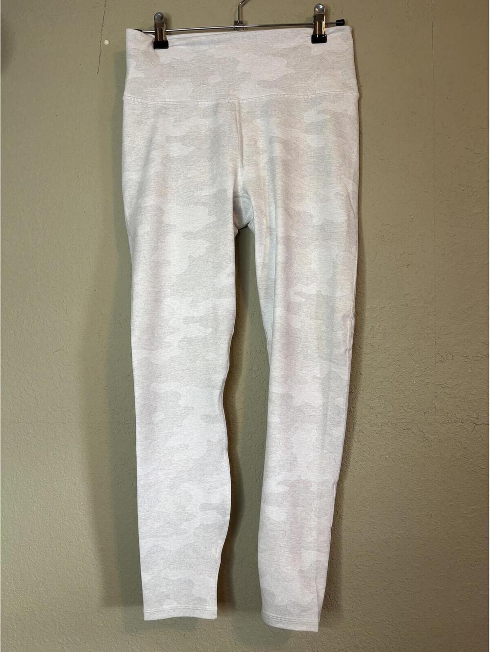 Fabletics Powerhold White Camo Leggings Size M